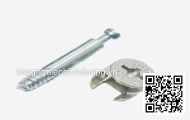 Chốt Lavet 8*8*150mm Inox (then bằng)