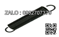 Lò xo kéo dài 210mm, đường kính ngoài phi 25, sợi 4mm, làm bằng thép tốt