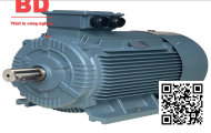 Motor điện 3 pha 0.55KW - 0.75HP 4 cực điện