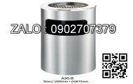 Thùng rác inox A34-A (đen)