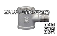 Tê hàn giảm mạ kẽm SCH40 DN80/65