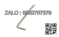 Chìa vặn lục giác bi Sata 4mm cán bọc
nhựa(chữ T) 83108