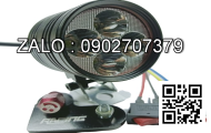 Đèn rọi cột ngoài trời 24W vuông cao cấp điện áp 12V 24V 220V