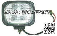 Đèn rọi cột ngoài trời 24W vuông cao cấp điện áp 12V 24V 220V