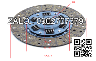 Lá bố 133.6 X 77 X 2.8 X 38 INT TH