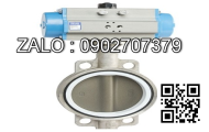 Van bướm INOX điều khiển khí nén Kosaplus DN4