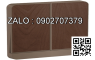 Mặt cho 2 công tắc Clipsal / Schneider E8332_WD_G19