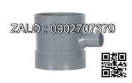 Tê cong rúTê PVC-U dn90x60-PN6