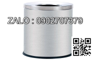 Thùng rác inox A34-A (có gạt tàn thuốc lá)