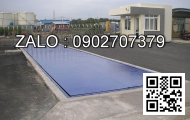 Chậu composite chữ nhật trơn màu giả đá 50*20*25