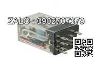 Relay trung gian 14 chân dẹp nhỏ Chint JZX-22FD/4Z-24VAC