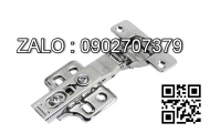 Bản lề hơi giảm chấn ván dày 25mm Hammered 3006C cong nhiều