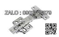 Bản lề hơi giảm chấn ván dày 25mm Hammered 3006C cong nhiều