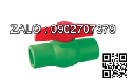 Van bi nhựa PPR 3 đầu sử dụng ống phi 40