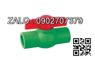 Van bi nhựa PPR 3 đầu sử dụng ống phi 40