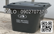 Thùng rác inox A34-A (đen)