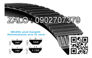 Dây curoa 4PK780