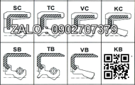 Oil Seal D1/45*56*7/F45*57*11/7