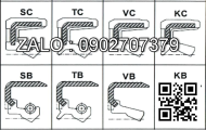 Oil Seal D1/45*56*7/F45*57*11/7