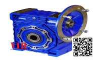 Hộp giảm tốc vỏ nhôm Model : NMRV 050 ( 71B14 ) lỗ cốt lòi 14mm , tỉ số truyền 60