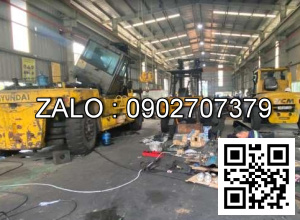 Xe nâng Vân Thiên Hùng sửa chữa xe nâng dầu 8.0 tấn Tailift