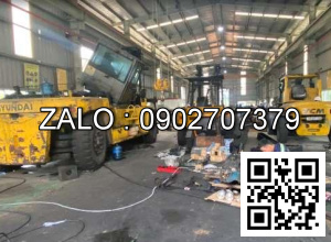 Xe nâng Vân Thiên Hùng sửa chữa xe nâng xăng 2.5 tấn Manitou