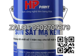 Sơn chịu nhiệt RAINBOW 300ºC, màu đen 1505 ( Lon / 4 lít )