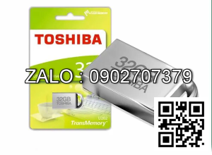 USB 2.0 32GB TOSHIBA MINI U202 Công Ty (Vỏ Nhôm)