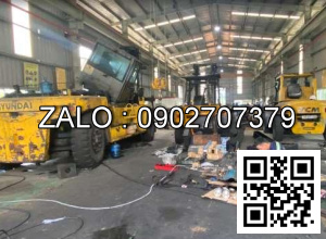 Xe nâng Vân Thiên Hùng sửa chữa xe nâng dầu 7.0 tấn Komatsu