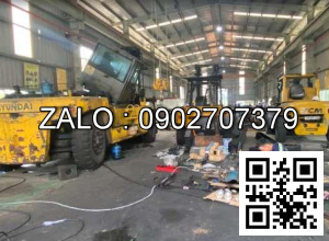 Xe nâng Vân Thiên Hùng sửa chữa xe nâng điện đứng lái 2.5 tấn Toyota