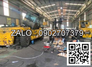 Xe nâng Vân Thiên Hùng sửa chữa xe nâng điện đứng lái 4.5 tấn Komatsu