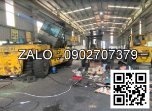 Xe nâng Vân Thiên Hùng sửa chữa xe nâng điện ngồi lái 3.5 tấn Komatsu