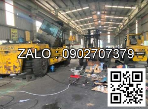 Xe nâng Vân Thiên Hùng sửa chữa xe nâng xăng 3.5 tấn Toyota