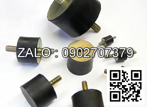 Cao su chống rung chân máy 1 răng, 1 bulong ( (Φ60 x H20 x (M12-30) mm
