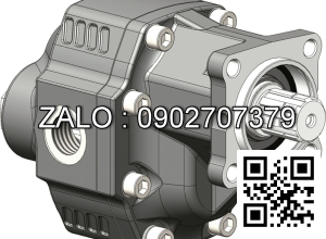 Bơm thủy lực LTMH-100 Bơm quay 2 chiều Trục 8 răng Ø32x36, Định vị 80mm, tâm 4 lỗ bulong 80 x 80mm ( cửa vào 11/4