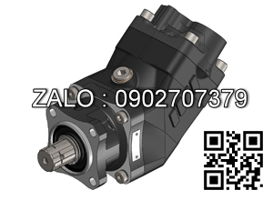 Bơm thủy lực HDS 25Bơm quay trái / phải Trục 8 răng Ø32x36, Định vị 80mm, tâm 4 lỗ bulong 80 x 80mm, Tốc độ Min: 300V/p, Max : 1500 - 2300 v/p