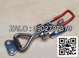 Khóa gài nhanh, kẹp định vị, chất liệu inox 304 dài 90mm có móc khóa - KGA90L