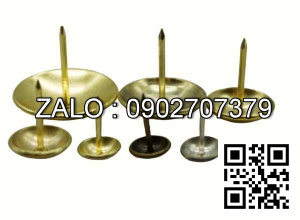 Đinh đồng thau nguyên chất mũ tròn