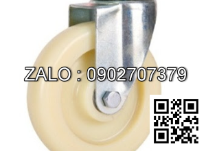 Bánh Xe PP Trắng Phi 125x32 - Xoay Tải Trọng 120kg / 1 Cái
