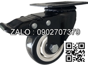 Bánh Xe Kim Cương Đen Phi 65x32 - Xoay Tải Trọng 90kg / 1 Cái