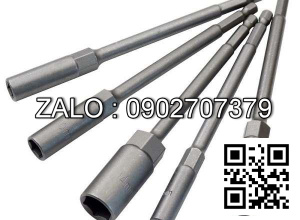 Đầu chụp bulong dài 65mm chuôi lục giác từ 6-14mm