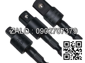 Đầu Chuyển Chân Lục Giác Bắn Vít Sang Khẩu Bulong Lắc Léo 3/8