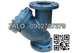 Lọc Y gang mặt bích DN125, JIS 10K