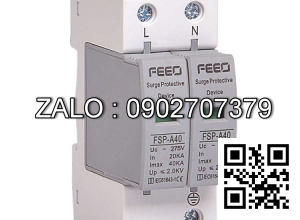 CB chống sét DC FEEO FSP-D40-600 600VDC 40kA 1P+N