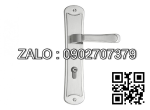 Khóa cửa nẹp Vickini 37920.102 inox bóng mờ 2 đầu chìa