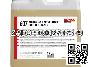 Nước rửa khoang máy ô tô Sonax Engine cold cleaner 607 10 lít