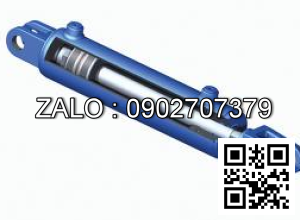 Xi lanh thủy lực 15 tấn D100*63 - Hai đầu ắc vòng bi MP5