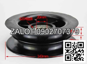 puly nhựa xe nâng 132*27*21*27