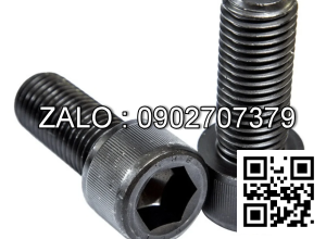 Bulong lục giác đầu trụ thép đen M6x35