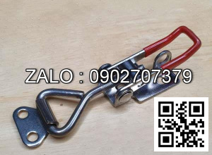 Khóa gài nhanh, kẹp định vị, chất liệu inox 304 dài 90mm có móc khóa - KGA90L